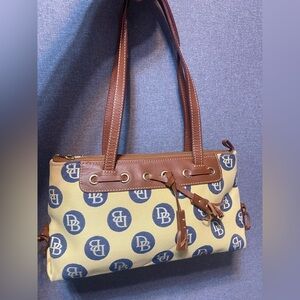 Dooney & Bourke Yellow and Brown Shoulder Bag